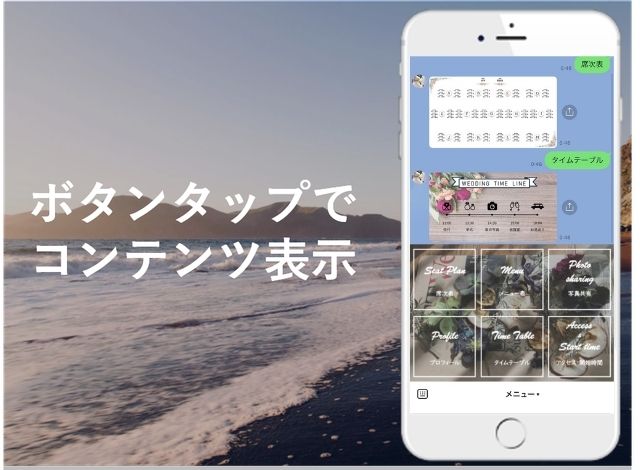 Marry Wall ふたりだけのline席次表